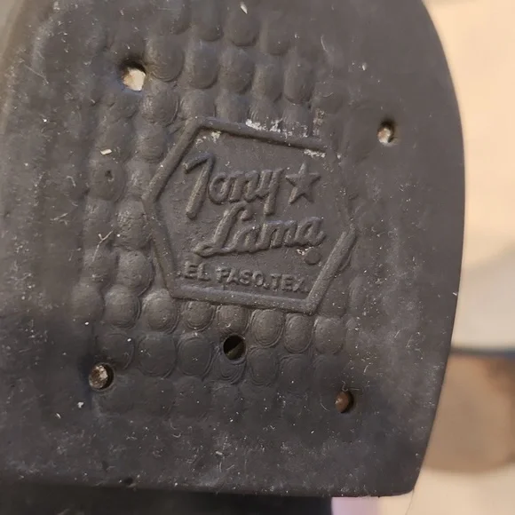 TONY Lama Women's Leather Ywo Tone Cowboy Boots - Picture 11 of 15